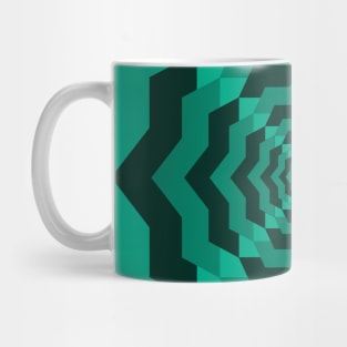 Geo Green Mug